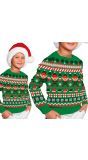 Foute kersttrui feestelijke elfjes kind