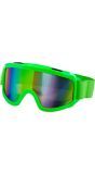 Foute Neon Groene Ski Bril