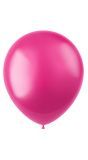 Fuchsia roze metallic ballonnen 50 stuks