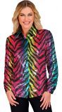 Gay pride dames tijger blouse
