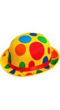 Gele hoed clown gestipt