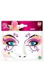 Gezicht glitter stickers betoverende fee