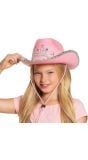 Glamour cowboy hoed meisjes roze