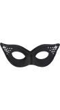 Glamour oogmasker zwart