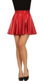 Glimmende Rode Vintage Rok in 50's Stijl