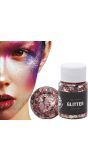 Glitter gel roze/goud 20g