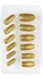 Glitter nagels goud