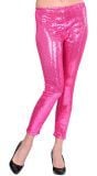 Glitter pailletten legging roze