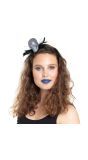 Glitter schedel tiara halloween