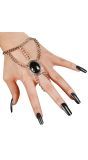 Gothic polsketting en ring