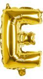 Gouden ballon letter E