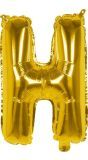 Gouden ballon letter H