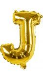 Gouden ballon letter J