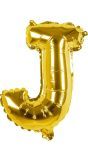 Gouden ballon letter J