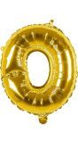 Gouden ballon letter O