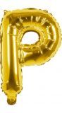 Gouden ballon letter P