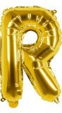Gouden ballon letter R