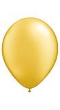 Gouden metallic ballonnen 10 stuks