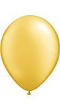 Gouden metallic ballonnen 100 stuks