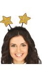 Gouden sterren haarband