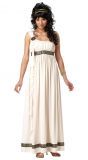 Griekse godinnen jurk wit