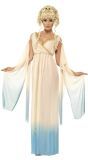 Griekse Prinses Jurk Vrouwen Beige