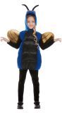 Griezelige insect kostuum blauw