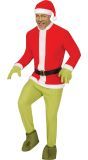 Grinch kerstman kostuum volwassenen