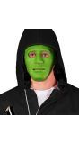 Groene anonymous masker