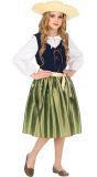 Groene jurk renaissance