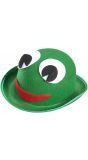 Groene kikker hoed