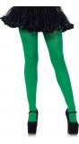 Groene nylon panty