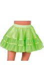 Groene petticoat vrouwen