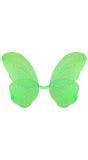Groene vlinder vleugers glitter