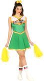 Groene Witte Cheerleader Jurkje