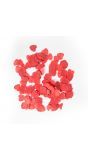Grote hartjes confetti rood 14 gram
