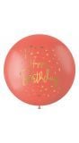 Grote Roze verjaardag ballon