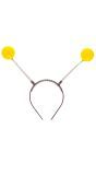 Haarband met gele bollen antenne