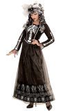 Halloween jurk skelet dames