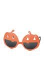 Halloween pompoen glitter bril