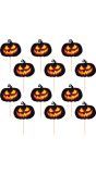 Halloween pompoen prikkers 12x