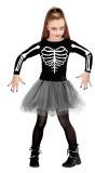 Halloween skelet ballerina jurkje kind