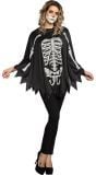 Halloween skelet poncho