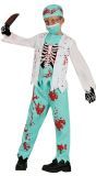 Halloween zombie dokter outfit kind