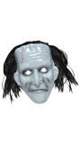 Halloween zombie masker met haar