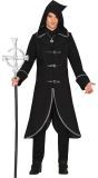 Halloween zwarte arcane tovenaar heren