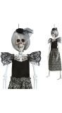Hangdecoratie boze engel met licht, geluid en beweging halloween