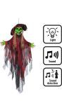 Hangdecoratie Miss Ghost Pirate licht en geluid halloween