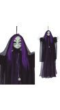 Hangdecoratie pop met licht halloween 120 cm