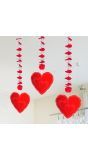 Hangdecoratie valentijnsdag harten